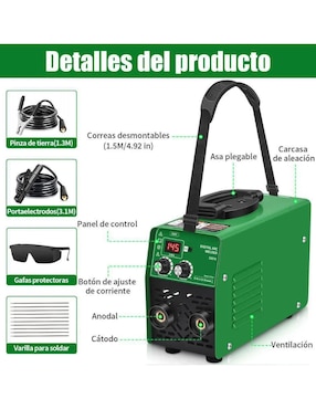 Soldadora Lab.G completa 140 A