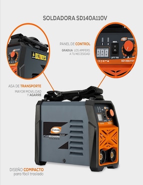 Soldadora Evans SD140A110V 50 A