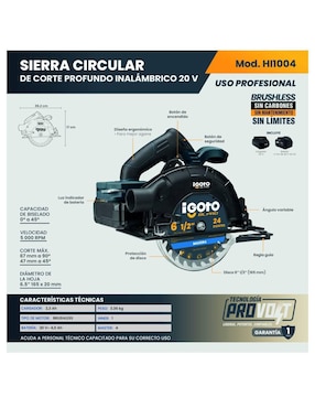 Kit herramienta eléctrica Igoto