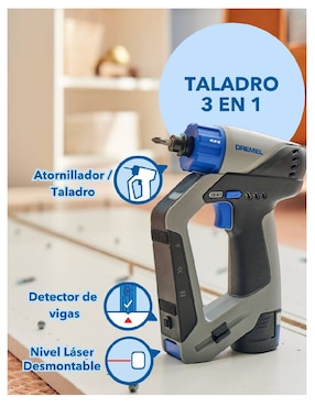 Taladro y atornillador inalámbrico Dremel F013DD12AA de 12 V