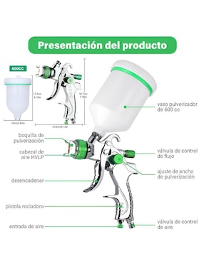 Pistola para pintar Xtellar xtellar10901