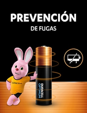 Paquete de pilas AA alcalino Duracell 1.5 V