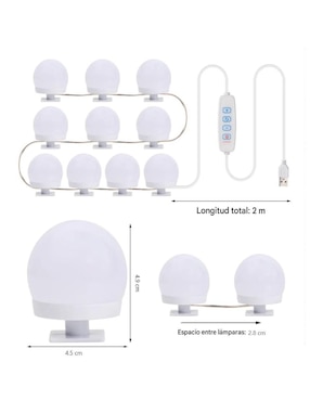 Serie de focos LED Lab.g con 10 focos