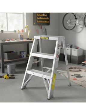 Escalera de tijera Surtek de aluminio