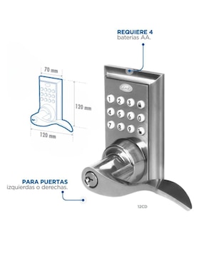 Cerradura digital Lock 12CD de combinación