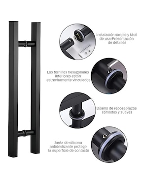 Cerradura tubular Xtellar Xtllar11055 de derecha e izquierda