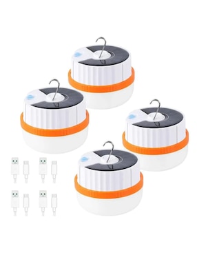 Set lámparas LED Belug 4 piezas