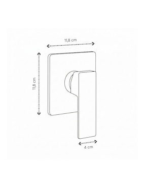 Llave mezcladora para baño Brucke Akashi