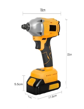 Taladro y llave de impacto inalámbrico Belug de 127 V