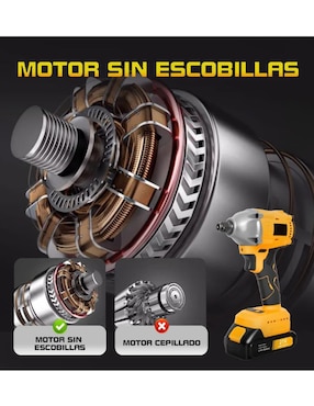 Taladro y llave de impacto inalámbrico Belug de 127 V