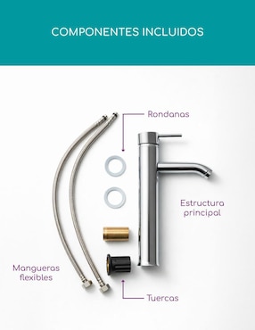 Llave mezcladora para baño Brucke Batei