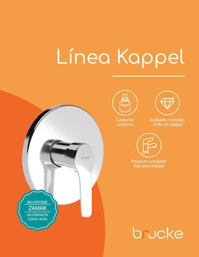 Llave mezcladora para baño Brucke Kapell