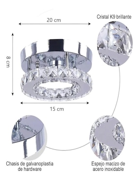 Plafón LED Belug