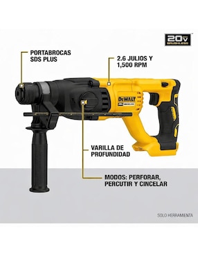 Taladro inalámbrico Dewalt DCH133B de 18 V