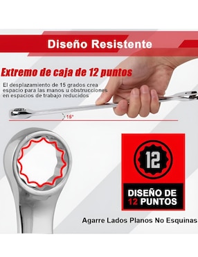 Juego de llaves combinadas Xtellar 14 piezas