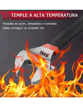 Juego de llaves inglesa ajustable Xtellar 3 piezas