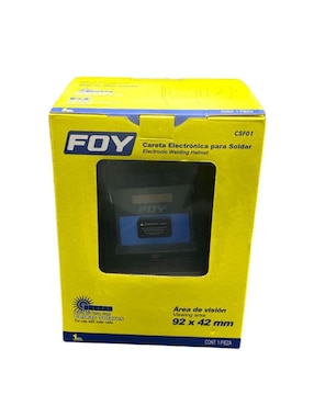 Careta para soldar Foy electrónica
