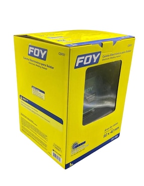 Careta para soldar Foy electrónica