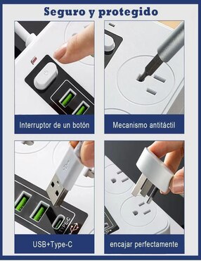 Multicontacto Belug de 4 contactos