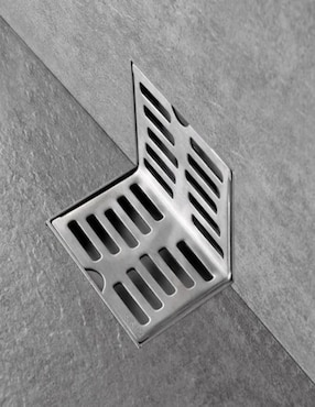 Coladera para piso Belug de acero inoxidable
