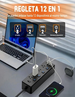 Multicontacto Belug de 8 contactos