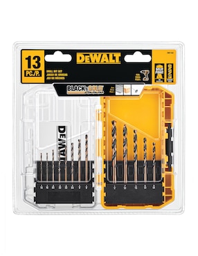 Juego brocas multimateriales Dewalt con 13 piezas