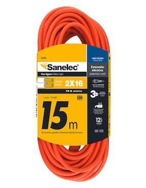 Extensión eléctrica Sanelec 15 m