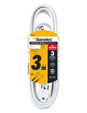 Extensión eléctrica Sanelec 3 m