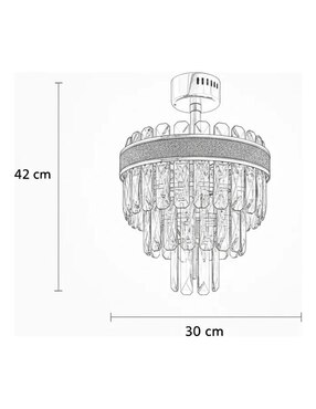 Lámpara led Cityluz Corona