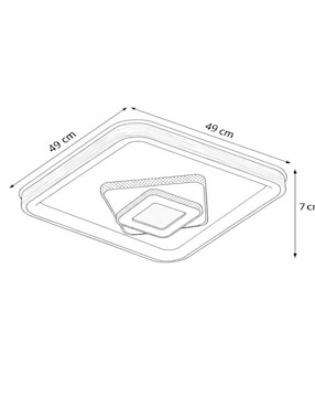 Plafón led Cityluz Moderno