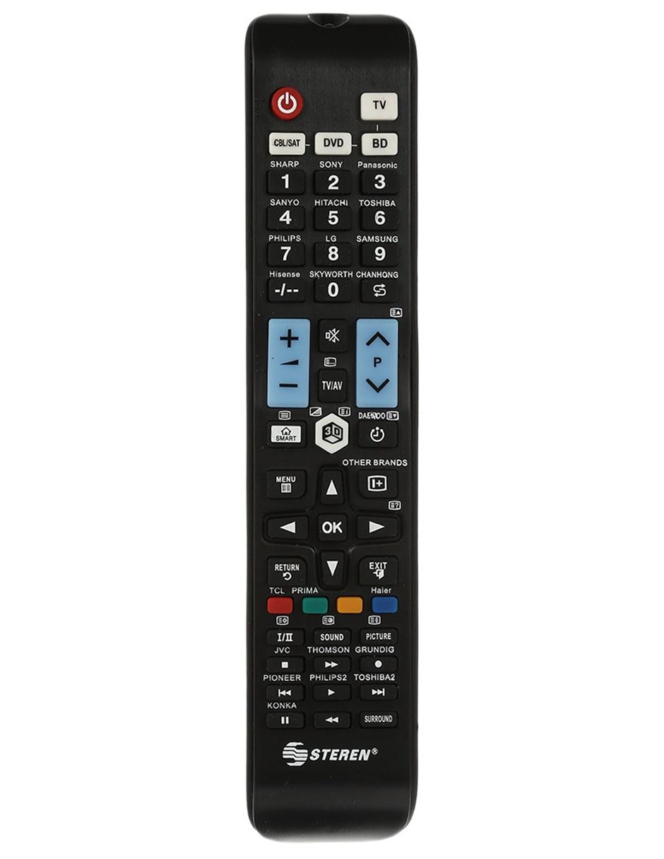 Control remoto universal para TV 260 negro |
