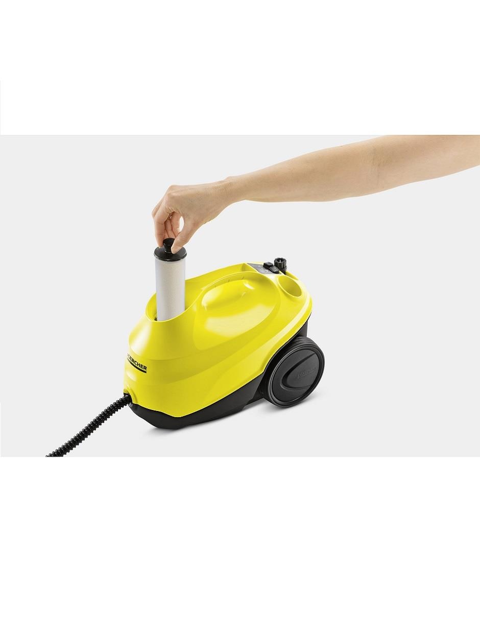 Limpiadora de vapor + floor kit Karcher 1.516-233.0 amarillo