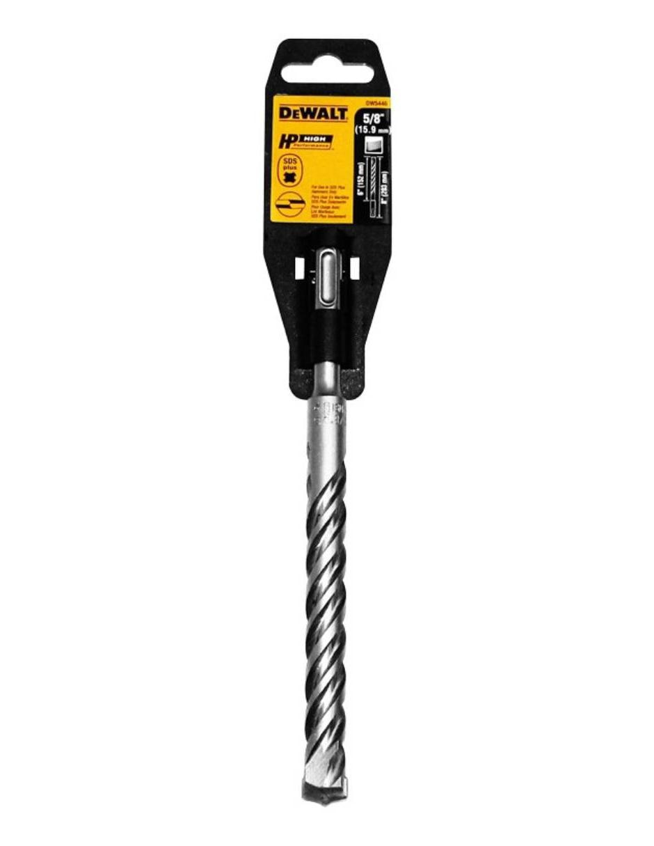 Broca para concreto DW5446 5/8 y 8 pulgadas