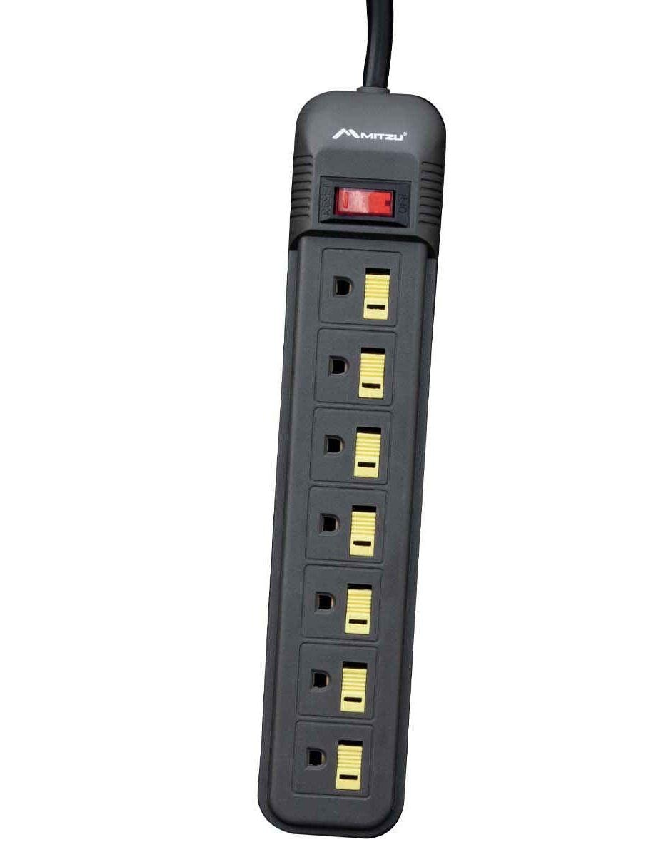Barra multicontacto con interruptor
