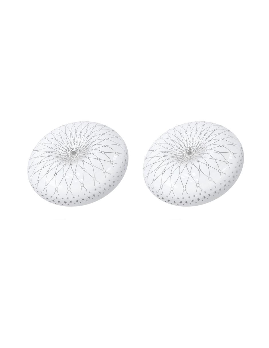 Set de 2 plafones circulares 18 W Milán 1124 Set de 2 plafones circulares 18 W Milán 1124