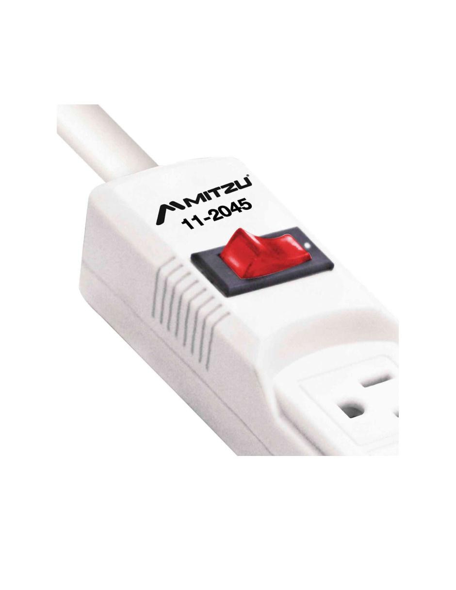 Multicontacto horizontal 11-2045 blanco 4