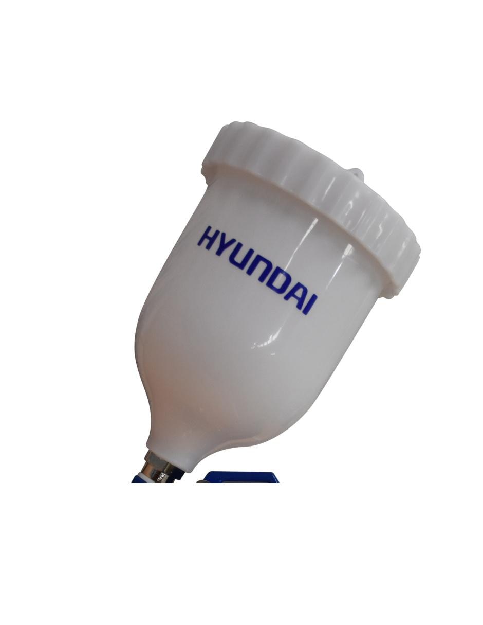 Pistola para pintar de gravedad HVLP con boquilla HYPP1622 600 Mililitros 2