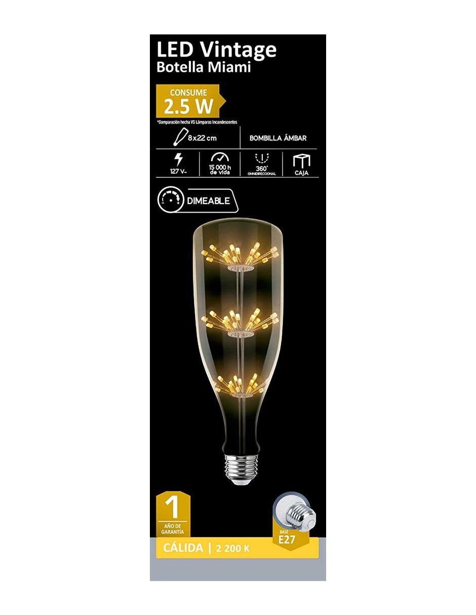 Foco LED vintage Botella Miami 3