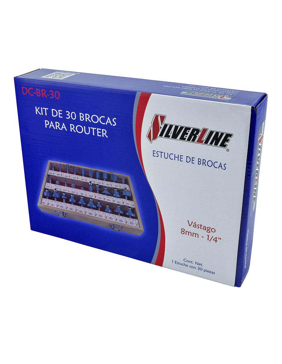 Juego de 30 brocas para router