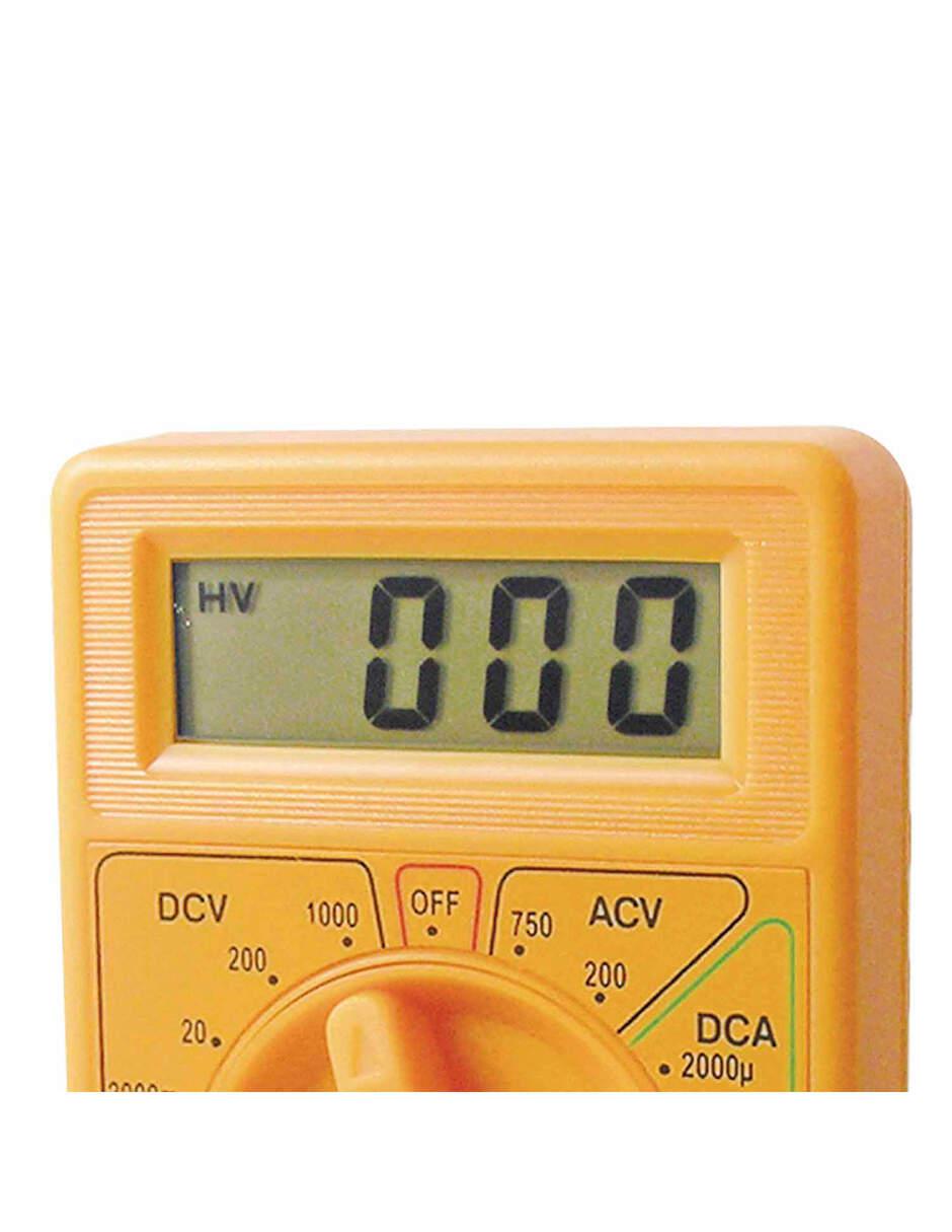 Multímetro Digital con Frecuencia Buzzer 4