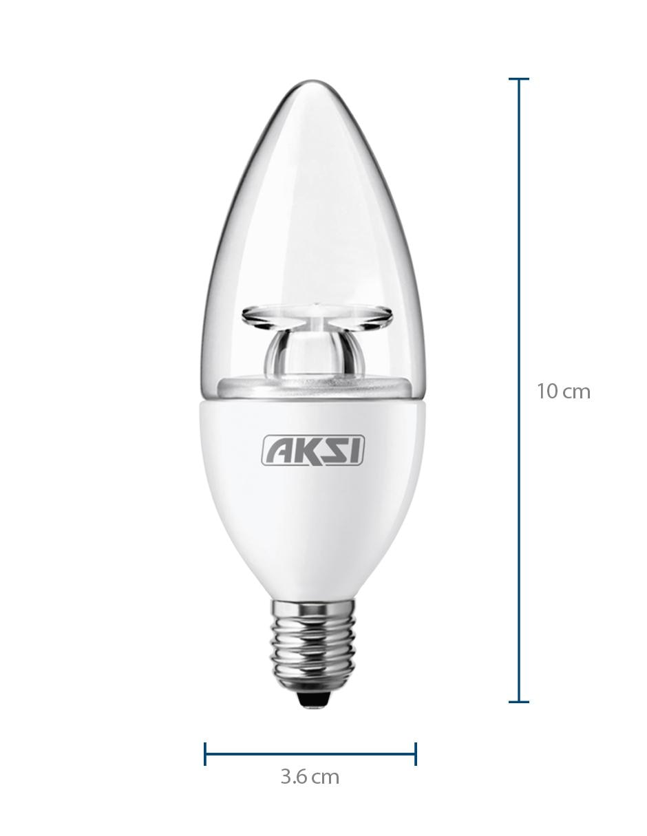 Foco led Vela luz cálida 3000k 25W 4W 2