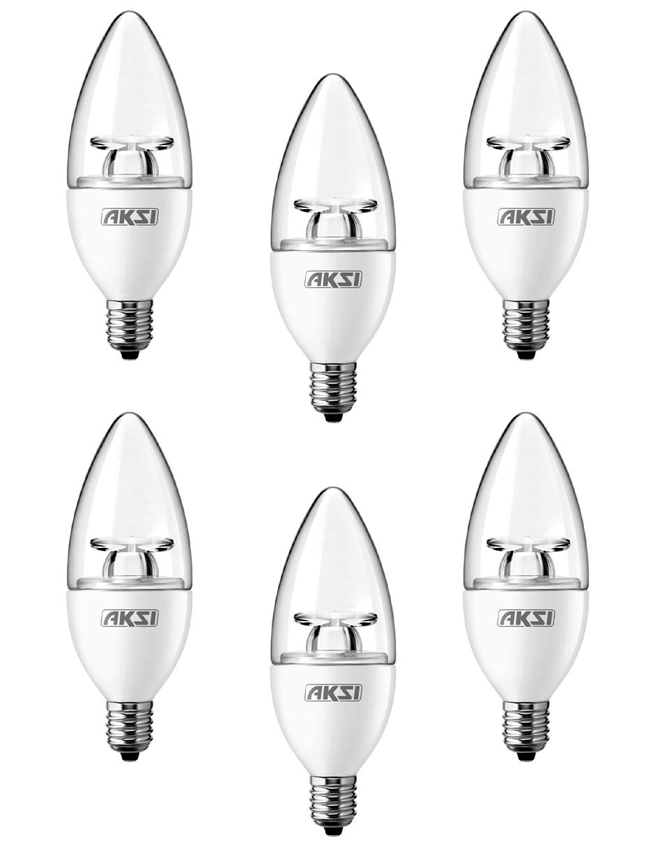 Foco led Vela Dimeable luz cálida 3000K 25W