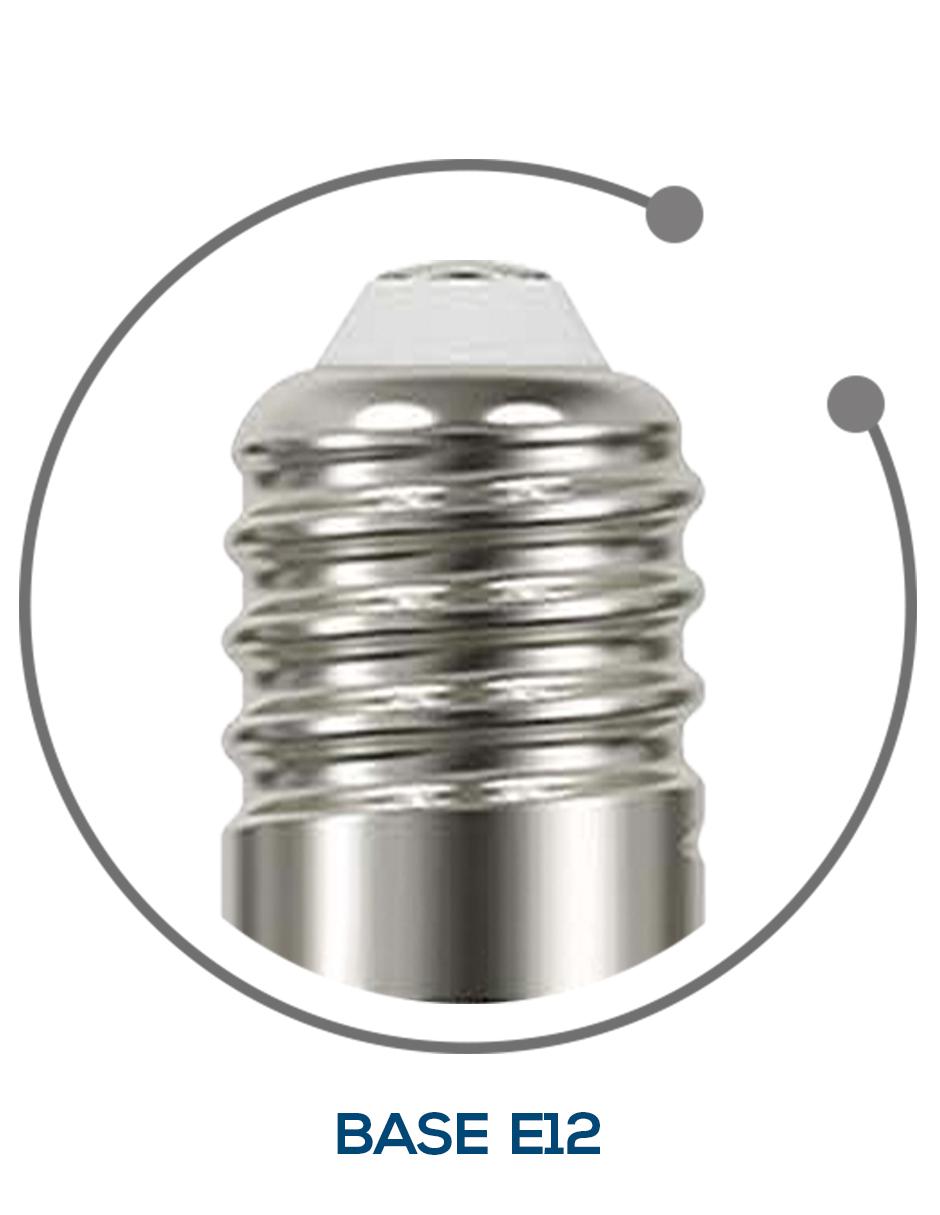 Foco led Vela Dimeable luz cálida 3000K 25W 3
