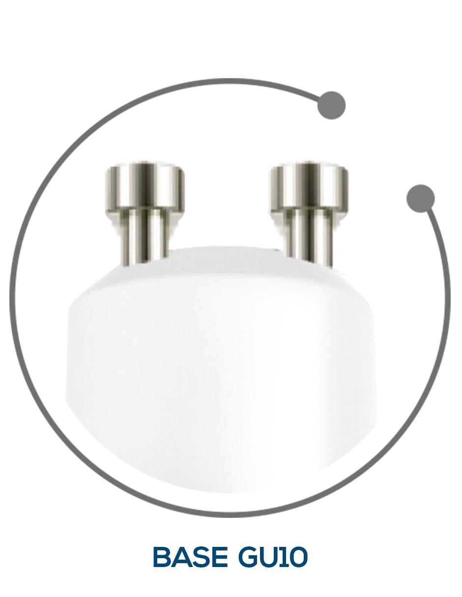 Foco led luz blanca 6500K 55W 7W 3