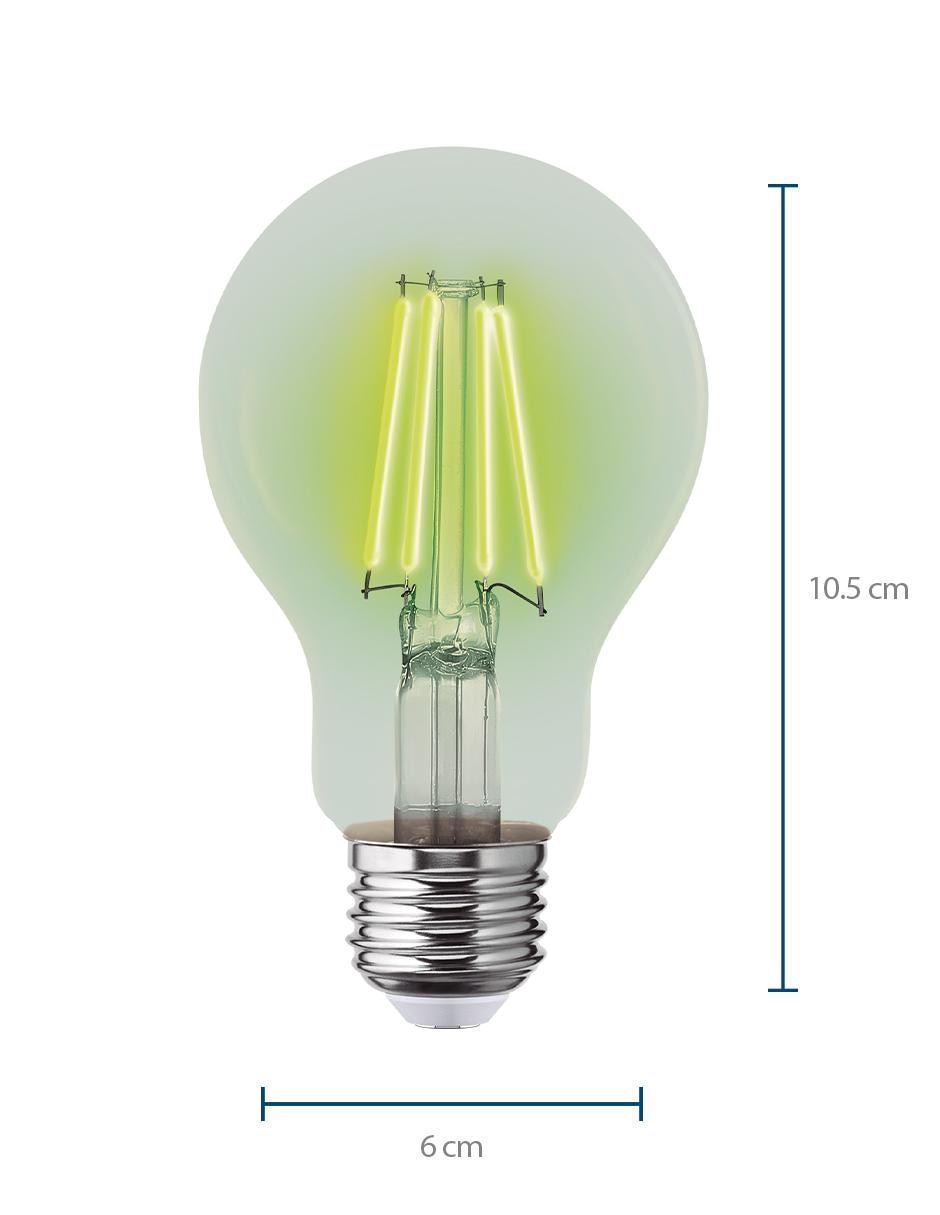 Foco led filamento luz verde 6W 2