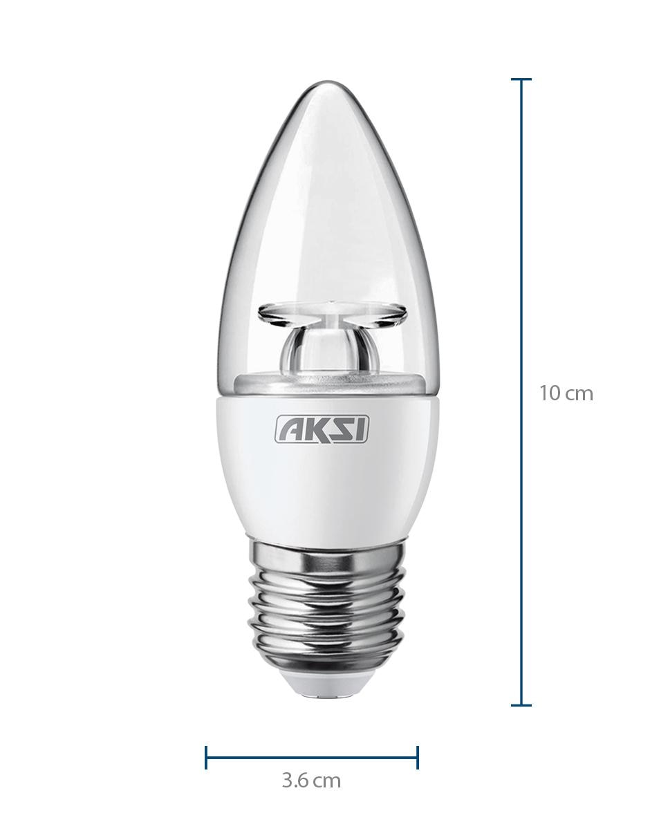 Foco led Vela Dimeable luz cálida 3000K 25W 2