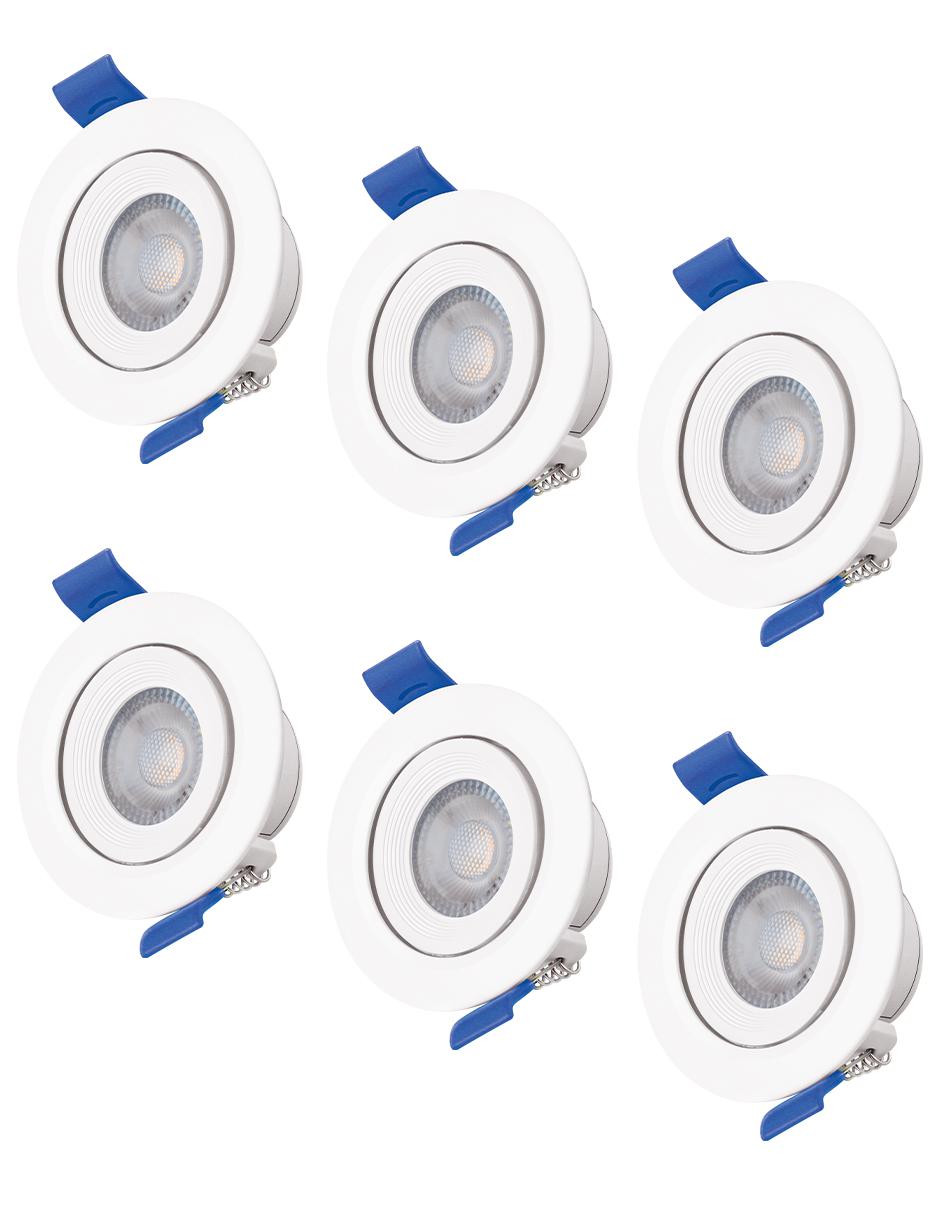 Luminario led 12W Base Circular luz cálida 3000K
