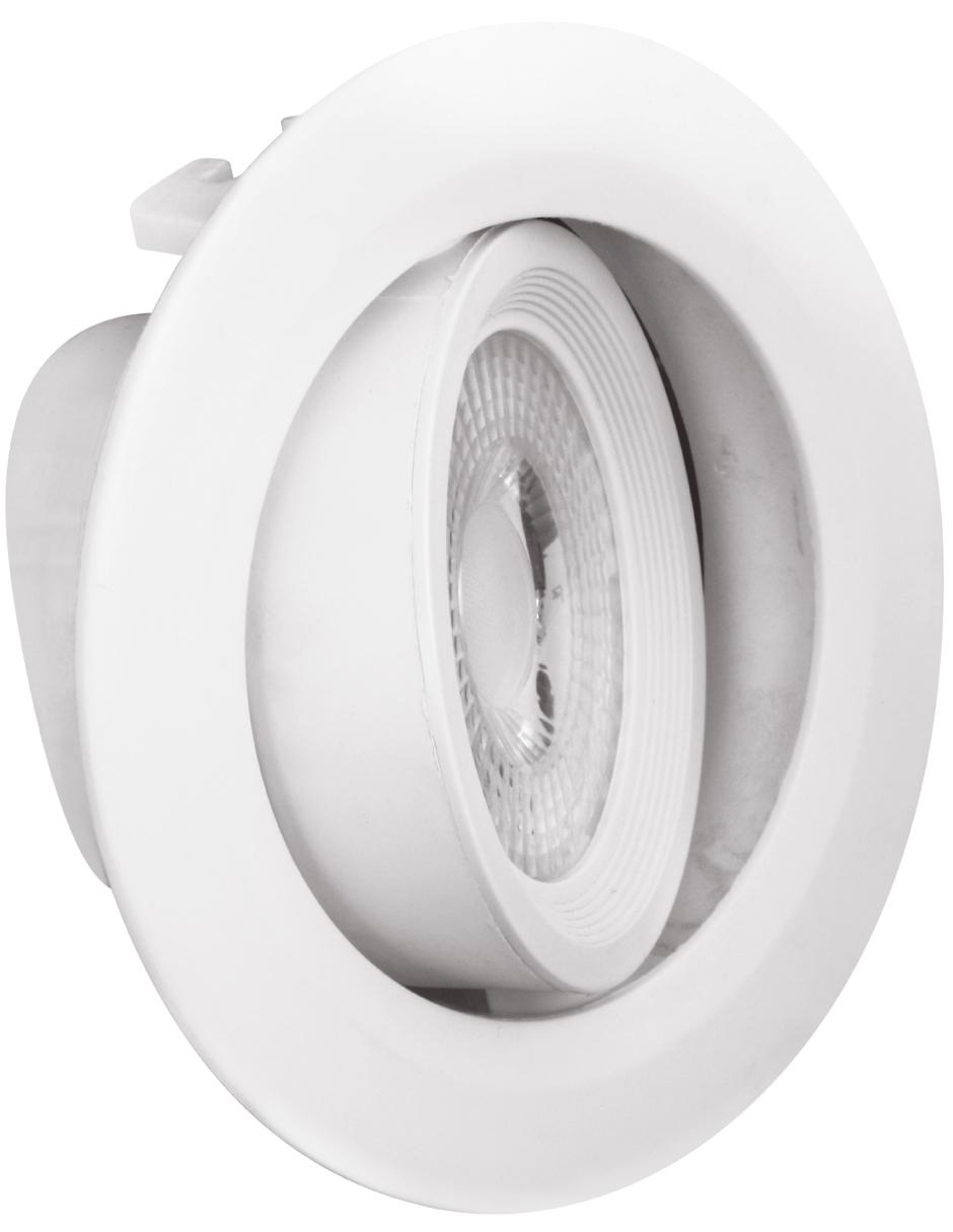 Luminario led 3W Base Circular luz cálida 3000K 4