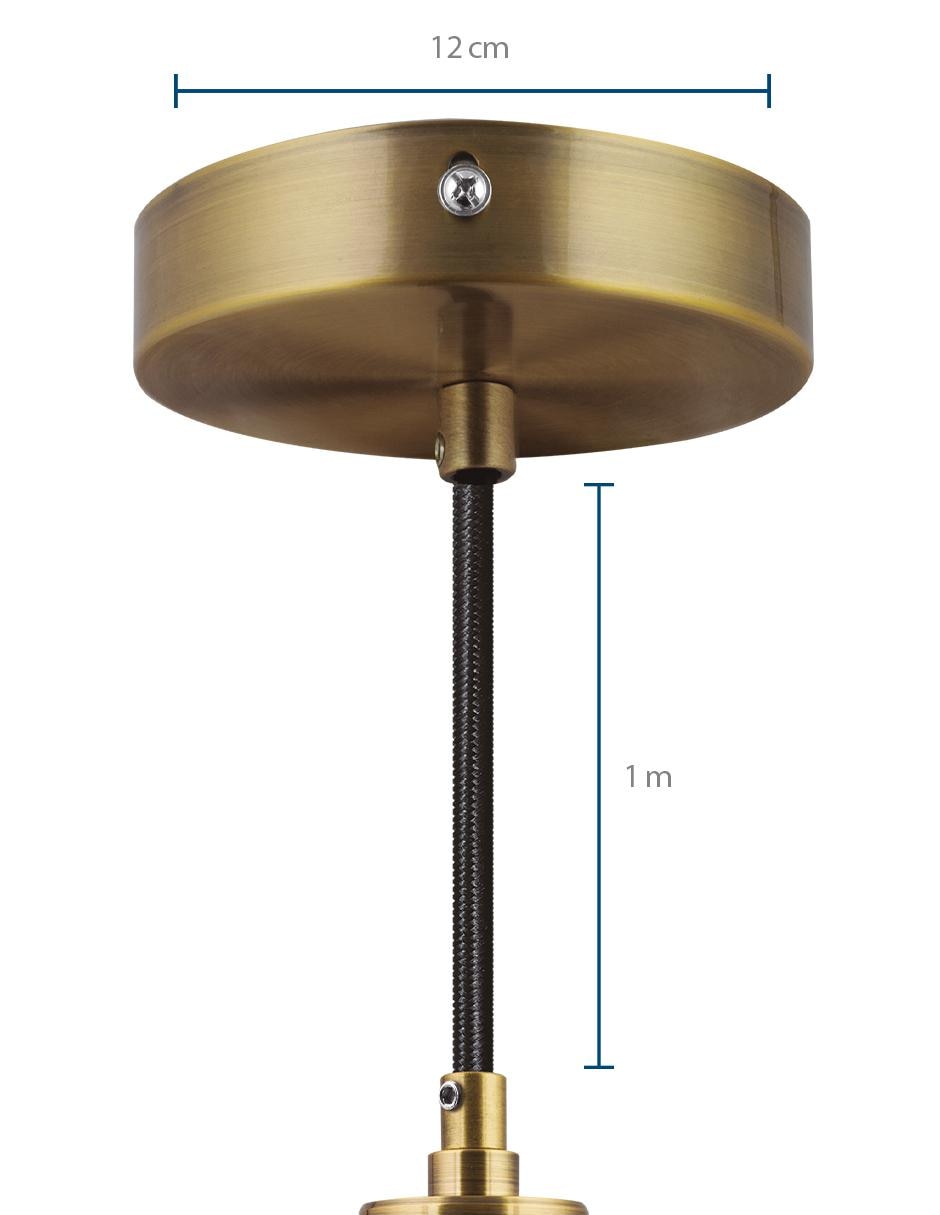 Luminario  Andalucia Brown bronce E27 2