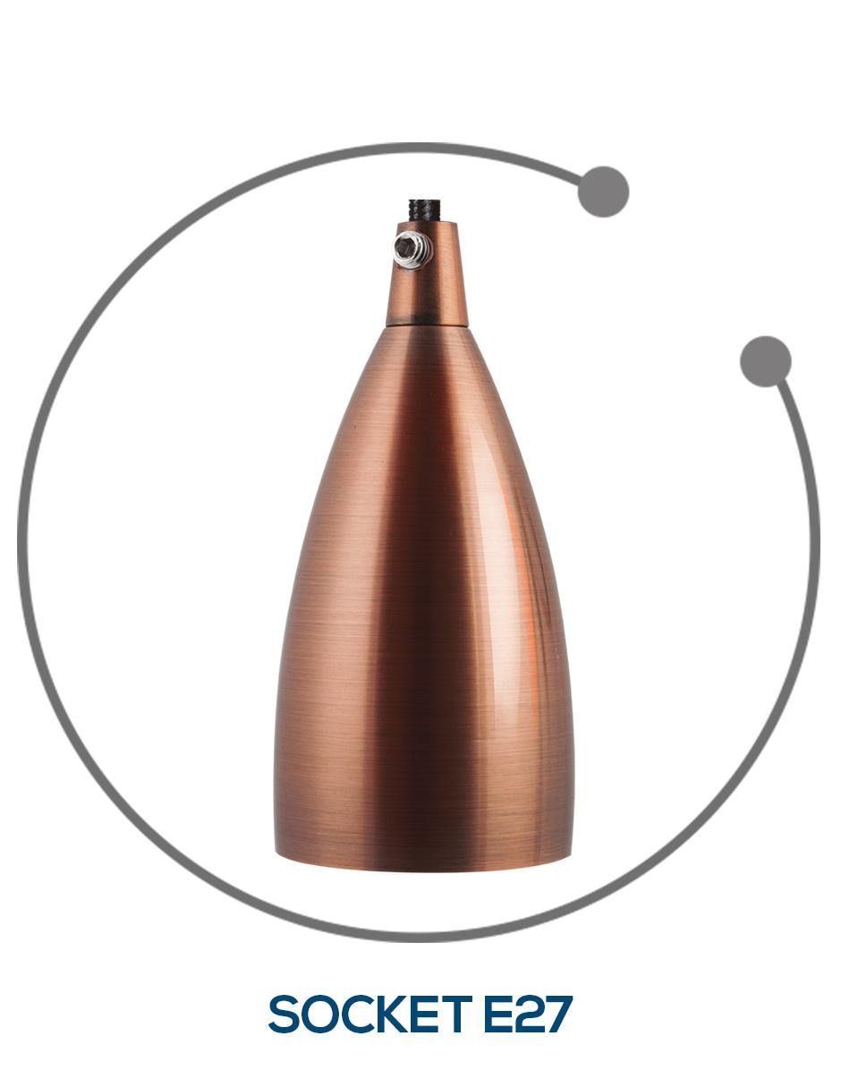 Luminario Classique Red Bronze mate 3
